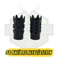 36 Kalibre (.410 Ga) Keskin Hatlı Taktik Alev Gizleyen - Agresif Tasarım Namlu Freni