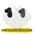 Kuzey 911 Kurusıkı Tabanca Şarjör Sökme Mandalı - Siyah / Parlak-Krom Seçenekli