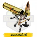 Turan Mermi Şeklinde Çok Amaçlı Tabanca Harbi Seti (22-45 Cal Uyumlu)