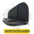 Premium Sert Gövdeli Tabanca Taşıma Çantası - EVA Korumalı (45 mm Slim Seri)