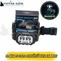 Q-Max PS-1822 Sensörlü Şarjlı LED Kafa Lambası - El Hareketi Algılamalı Su Geçirmez Balıkçı ve Kamp Kafa Feneri