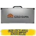 GOLD KAMA G500 El Feneri - 15000 Lümen, 24 Saat Kesintisiz Aydınlatma, 8x Uzun Lityum İyon Pil Seti