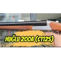 Huğlu 200A (C112S) Çifte Av Tüfeği (12 GA & 20 GA - Tek Parça Dövme Çelik Kasa - El Oyması Gravürlü - Türk Cevizi)