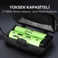 Alaska SDR-8083 30W Yüksek Lümen Şarjlı Kafa Lambası