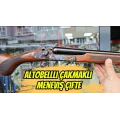 Altobelli Çakmaklı Meneviş Çifte Av Tüfeği - Koç Model (12 GA & 20 GA - Çift Horozlu - Çelik Gövde - Türk Cevizi)