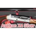 Aselkon X4 Silver Ahşap Kundak Kinetik Av Tüfeği (12 Cal - 66 cm / 71 cm)