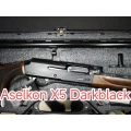 Aselkon X5 Dark Black Ahşap Kundak Kinetik Av Tüfeği (12 Cal - 66 cm / 71 cm)