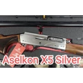 Aselkon X5 Silver Ahşap Kundak Kinetik Av Tüfeği (12 Cal - 66 cm / 71 cm)
