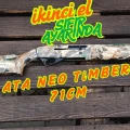Ata Neo Timber 71 CM Yarı Otomatik Av Tüfeği (12 GA - Kinetik Sistem - Sıfır Ayarında II. El - Kadife Çantalı Set)
