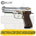 Blow F92 Mat Krom Sarı Parçalı Kurusıkı Ses Tabancası