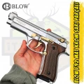 Blow F92 Mat Krom Sarı Parçalı Kurusıkı Ses Tabancası