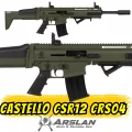 Castello CSR12 Şarjörlü Av Tüfeği Haki (SCAR Tipi CRS04)