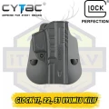 Cytac Speeder Taktikal Polimer Dış Kılıf - Glock 17, 22, 31 Uyumlu
