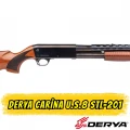 Derya Carina U.S.8 STL-201 Pompalı Av Tüfeği (12 GA - Mat Yağlı Ceviz - 47 cm Namlu)
