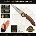 Egelider Bıçak F106 Premium El Yapımı Çakı - 440M Paslanmaz Çelik 19 cm
