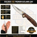 Egelider Bıçak F107 Premium El Yapımı Çakı - 440M Paslanmaz Çelik 19.5 cm