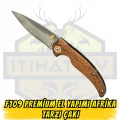 Egelider Bıçak F109 Premium El Yapımı Afrika Tarzı Çakı - 440M Çelik 19.5 cm