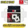 Ekol Hedef Kağıdı 10x10 cm 100 Adet - Havalı ve Gerçek Tabanca İçin
