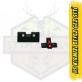 HS XD-9 Mod.2 Uyumlu Beyaz Noktalı Gez ve Kırmızı Noktalı Arpacık Nişangah Seti