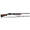 Huğlu Renova Combo Slug Yarı Otomatik Av Tüfeği Siyah (12 GA - Çift Namlulu Combo Set - Kinetik Sistem - Türk Cevizi)