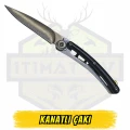 Kanat Figürlü Bıçak Katlanır Çakı - Açık Uzunluk 16.5 cm Kapalı 9 cm