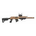 Kral XPS Tactical Şarjörlü Yarı Otomatik Av Tüfeği Bronz (12 Cal - 47/51 cm Namlu Seçenekli - Alüminyum El Kundağı)