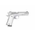 Kuzey 911 Kurusıkı Ses Tabancası (9 mm P.A.K. - Sedef Kabze - Parlak Krom - Colt M1911 Tipi)