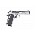 Kuzey 911 Kurusıkı Ses Tabancası (9 mm P.A.K. - Parlak Krom İşlemeli - Colt M1911 Tipi)