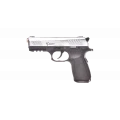 Kuzey A100 Kurusıkı Ses Tabancası (9 mm P.A.K. - Parlak Krom - 18+1 Şarjörlü)
