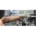 Maraton 36 Kalibre İşlemeli Sarı Parçalı Çifte Av Tüfeği (.410 GA - Yan Yana Çift Namlu - Zengin İşlemeli Gövde)