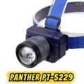Panther PT-5229 Type-C Şarjlı 6W TG LED Zoomlu Kafa Lambası (1800 Lümen)