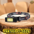 Panther PT-5526 USB Şarjlı COB LED Kafa Lambası (500 Lümen / Çok Renkli / Mıknatıslı)