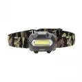 Panther PT-5907 Kamuflaj Desenli 200 Lümen COB LED Pilli Kafa Lambası - Siyah