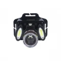 Panther PT-5910 Pilli Kafa Lambası (3W LED + Çift COB LED / Pompalı Zoom)