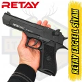 Retay Eagle L Kurusıkı Ses Tabancası (9 mm P.A.K. - Mat Siyah - Desert Eagle Tipi)