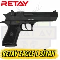 Retay Eagle L Kurusıkı Ses Tabancası (9 mm P.A.K. - Mat Siyah - Desert Eagle Tipi)