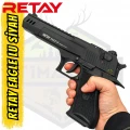 Retay Eagle LU Kurusıkı Ses Tabancası (9 mm P.A.K. - Mat Siyah - Desert Eagle Tipi)