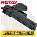 Retay Eagle LU Kurusıkı Ses Tabancası (9 mm P.A.K. - Mat Siyah - Desert Eagle Tipi)