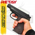 Retay PM Kurusıkı Ses Tabancası (9 mm P.A.K. - Mat Siyah - Makarov Tipi)