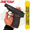 Retay PM Kurusıkı Ses Tabancası (9 mm P.A.K. - Mat Siyah - Makarov Tipi)