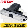 Retay PT-23 Kurusıkı Ses Tabancası Parlak Krom