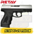 Retay PT-23 Kurusıkı Ses Tabancası Parlak Krom