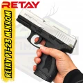 Retay PT-23 Kurusıkı Ses Tabancası Mat Krom