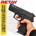 Retay S2022 Kurusıkı Ses Tabancası (9 mm P.A.K. - Mat Siyah - Sig Sauer Tipi)