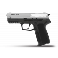 Retay S2022 Kurusıkı Ses Tabancası (9 mm P.A.K. - Parlak Krom - Sig Sauer Tipi)