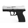 Retay XR Kurusıkı Ses Tabancası (9 mm P.A.K. - Parlak Krom - 14+1 Şarjörlü)