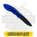 Spider E256-11 Av Çakısı - Açık 19.5 cm Kapalı 11 cm Clip Point Bıçak