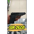 Sur 2608 Kurusıkı Ses Tabancası (9 mm P.A.K. - Mat Siyah - Kompakt Klasik)