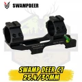 Swamp Deer CT Su Terazili Dürbün Montaj Ayağı - 22mm Tek Parça (Siyah)