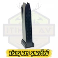 Tisaş PX9 9x19mm Tabanca Şarjörü - 16lı Kapasite
